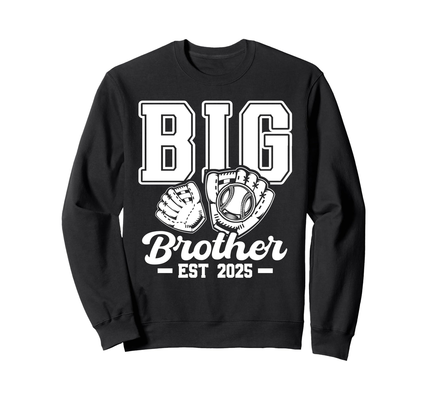 Baseball Big Brother 2025 Pregnancy Sweatshirt - Unique Graphic Unisex - T-Shirt, Sweatshirt, Hoodie