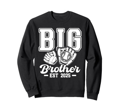 Baseball Big Brother 2025 Pregnancy Sweatshirt - Unique Graphic Unisex - T-Shirt, Sweatshirt, Hoodie