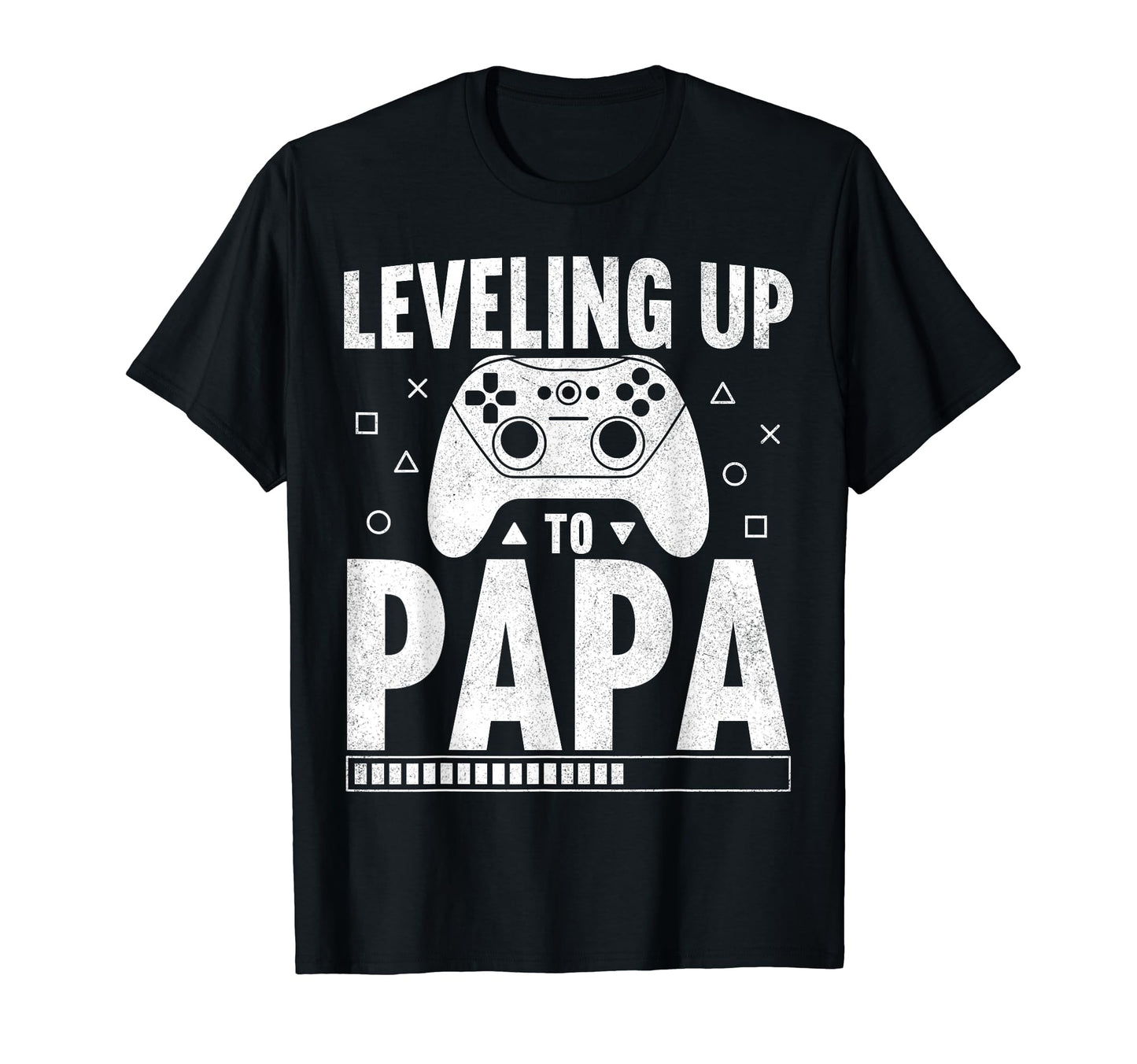 Leveling Up To Papa Pregnancy T-Shirt - Minimalist Print Unisex - T-Shirt, Sweatshirt, Hoodie