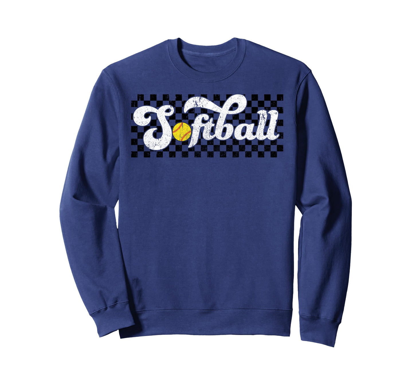 Softball Family Mom Dad Grandma Grandpa Sweatshirt - Trendy Graphic Unisex - T-Shirt, Sweatshirt, Hoodie