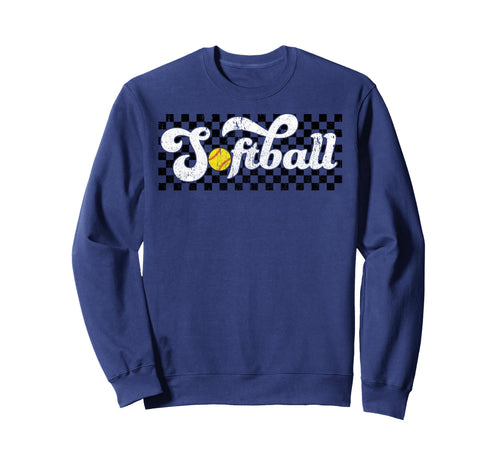 Softball Family Mom Dad Grandma Grandpa Sweatshirt - Trendy Graphic Unisex - T-Shirt, Sweatshirt, Hoodie