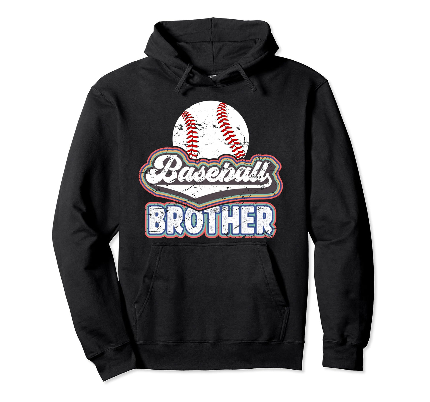 Baseball Brother Baseball Players Hoodie - Graphic Print for Adults - T-Shirt, Sweatshirt, Hoodie