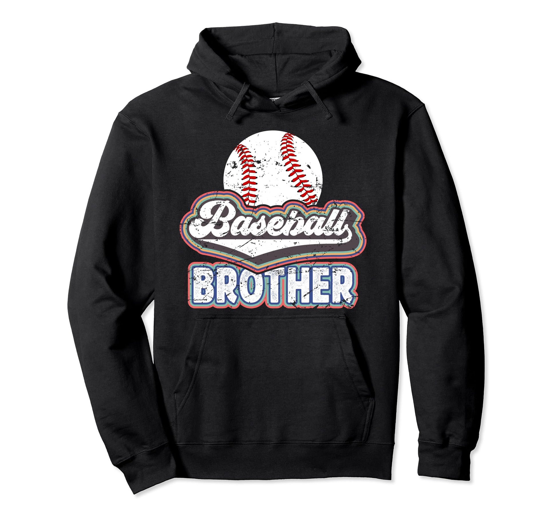 Baseball Brother Baseball Players Hoodie - Graphic Print for Adults - T-Shirt, Sweatshirt, Hoodie