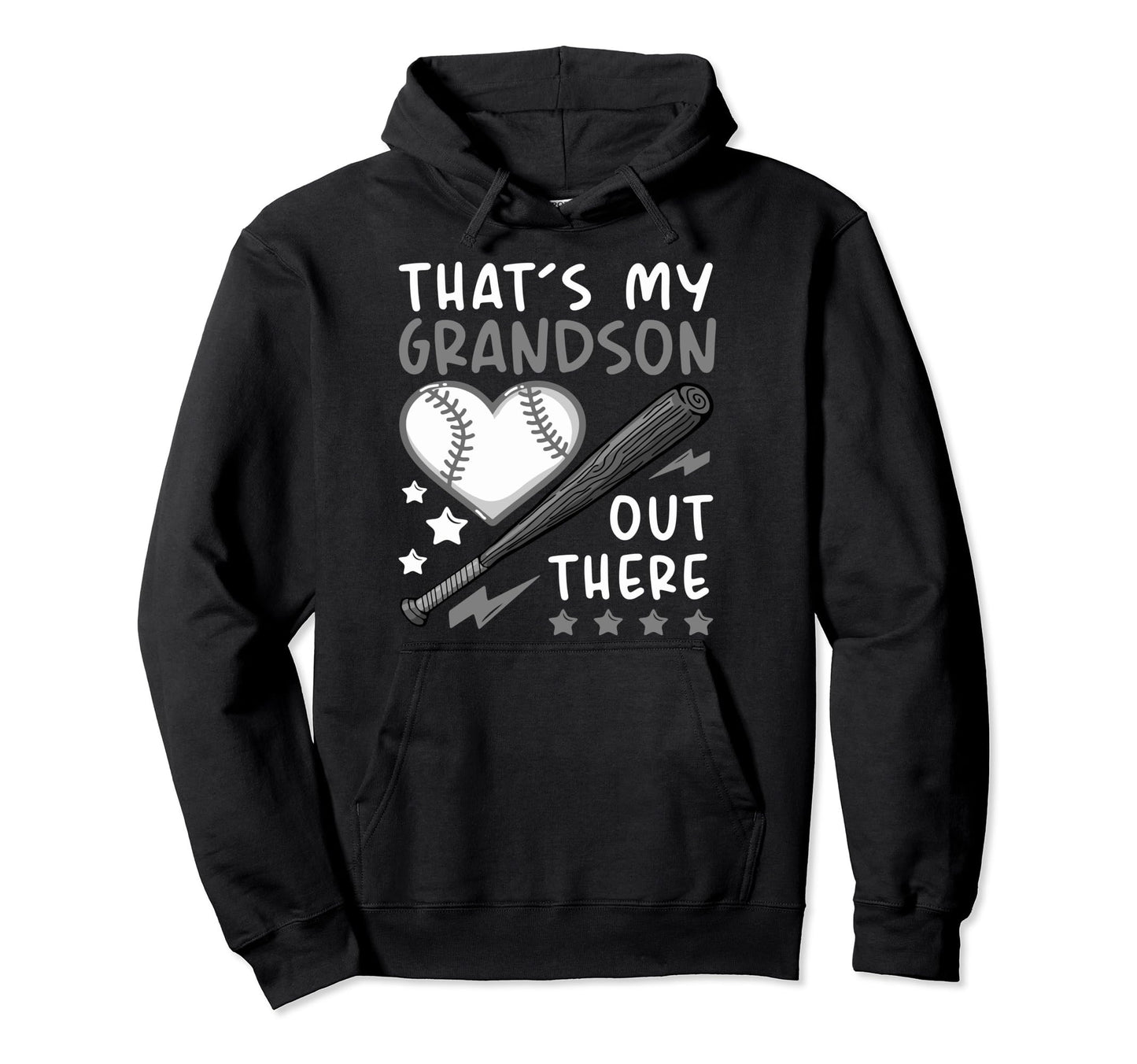 Thats My Grandson Out There Funny Grandma Hoodie - Streetwear Style Unisex - T-Shirt, Sweatshirt, Hoodie