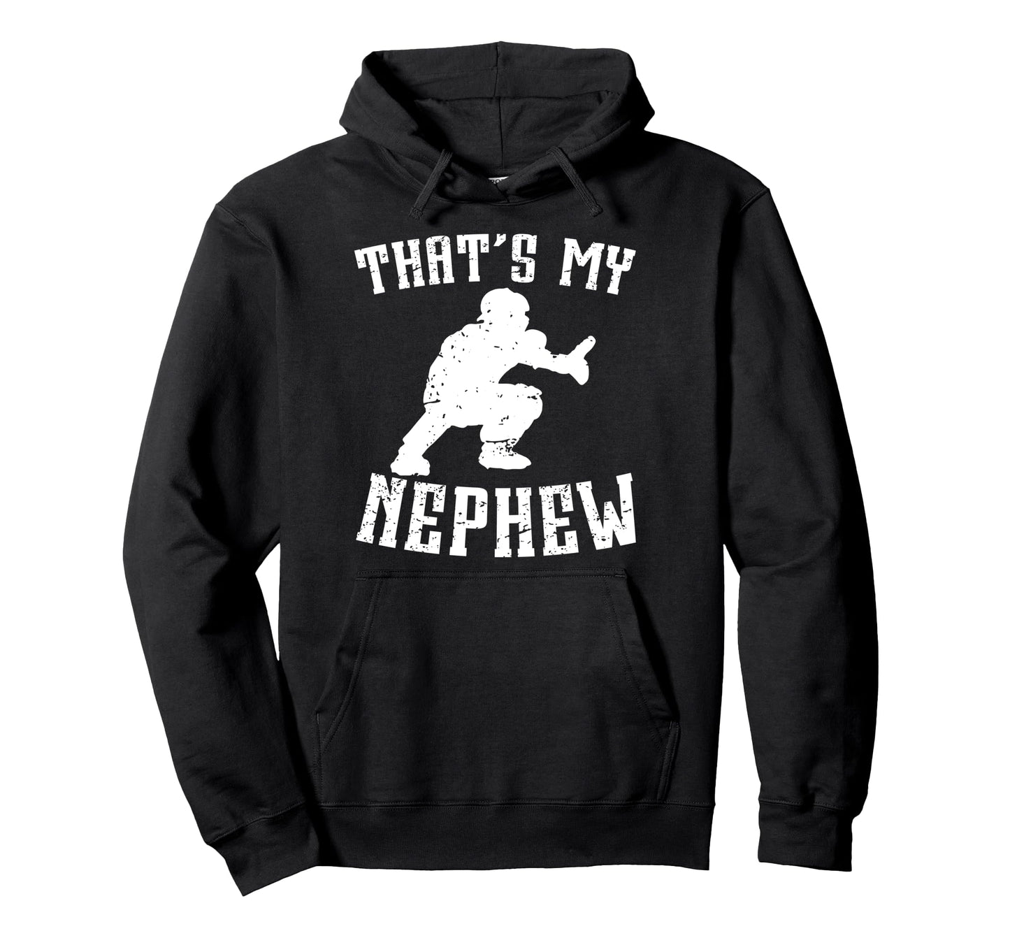 Proud Baseball Catcher Uncle Baseball Hoodie - Minimalist Print Men Women - T-Shirt, Sweatshirt, Hoodie