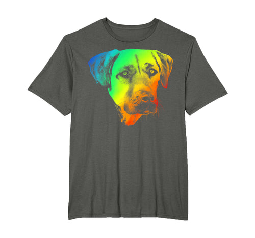 Black Mouth Cur Colorful Rainbow T-Shirt - Aesthetic Graphic for Adults - T-Shirt, Sweatshirt, Hoodie