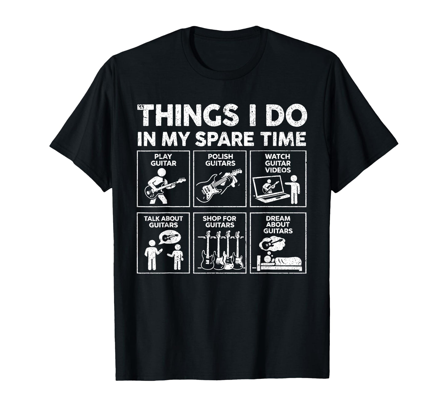 Things I Do My Spare Time Rock T-Shirt - Casual Everyday Wear for Adults - T-Shirt, Sweatshirt, Hoodie