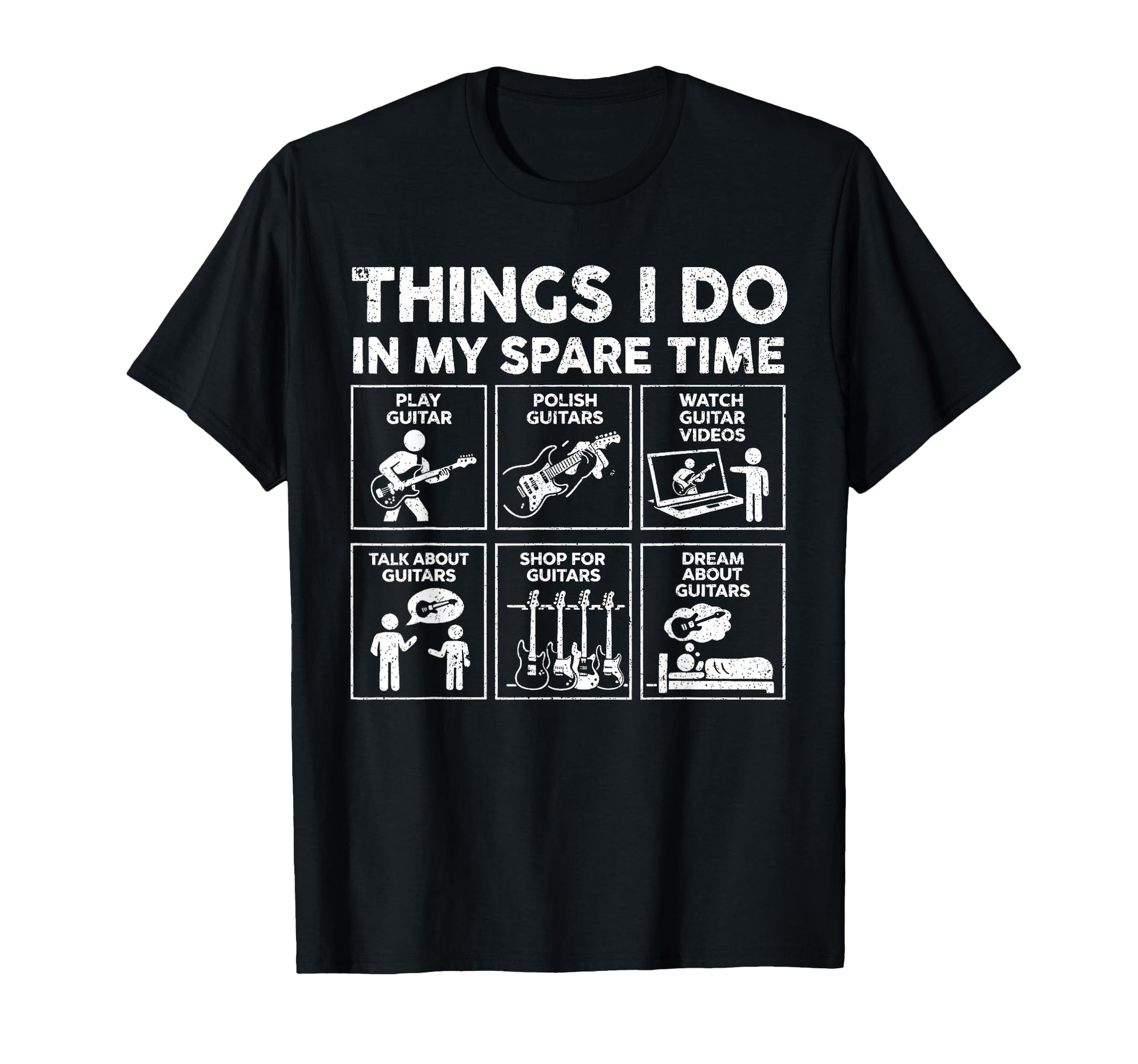 Things I Do My Spare Time Rock T-Shirt - Casual Everyday Wear for Adults - T-Shirt, Sweatshirt, Hoodie
