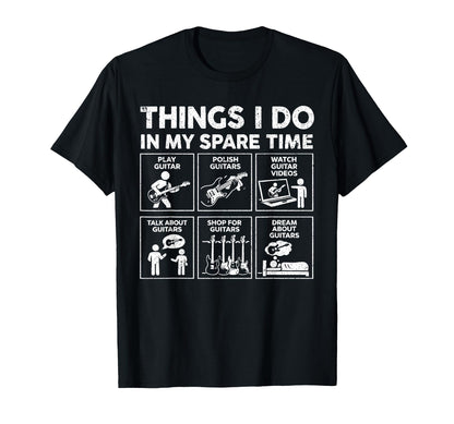 Things I Do My Spare Time Rock T-Shirt - Casual Everyday Wear for Adults - T-Shirt, Sweatshirt, Hoodie