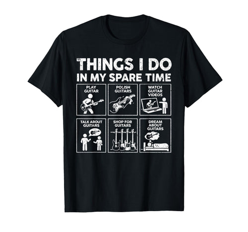 Things I Do My Spare Time Rock T-Shirt - Casual Everyday Wear for Adults - T-Shirt, Sweatshirt, Hoodie