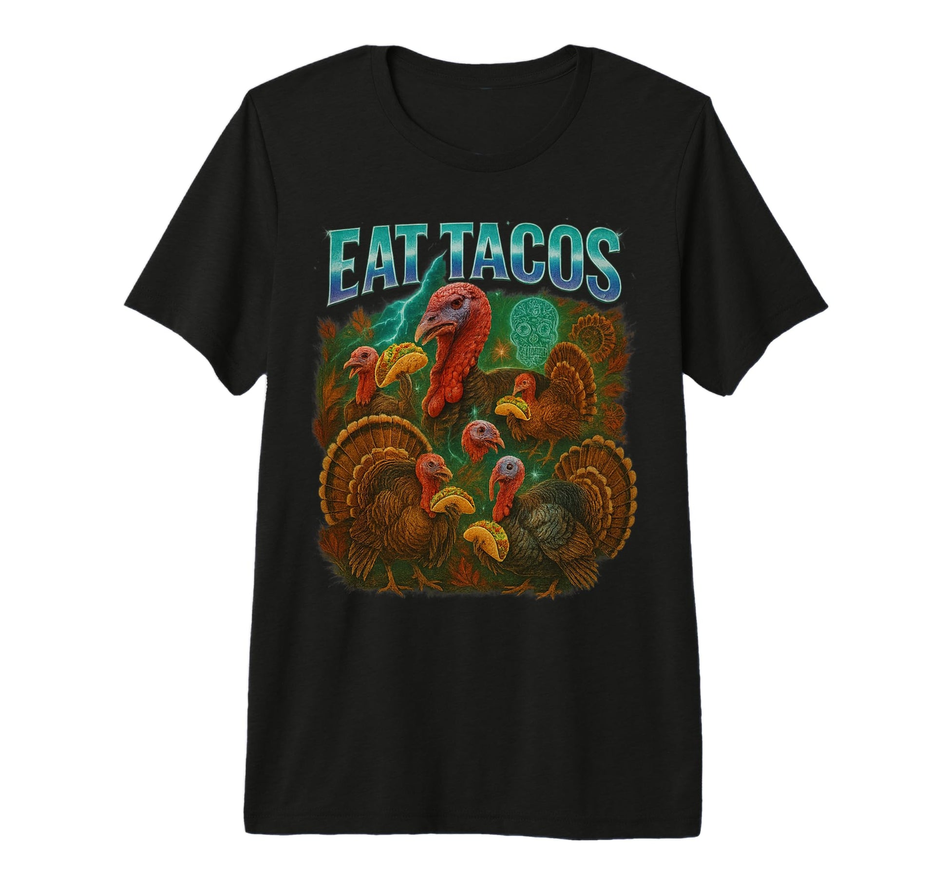Eat Tacos Thanksgiving 90S 2000S Hip T-Shirt - Aesthetic Graphic Unisex - T-Shirt, Sweatshirt, Hoodie