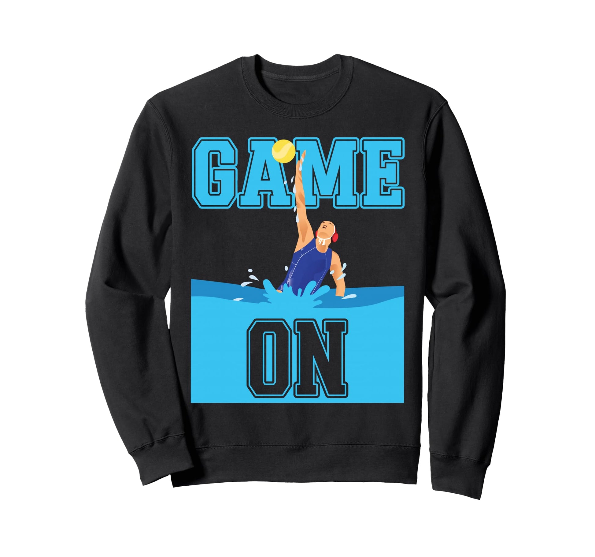 Water Polo Game Sweatshirt - Custom Art Print Unisex - T-Shirt, Sweatshirt, Hoodie