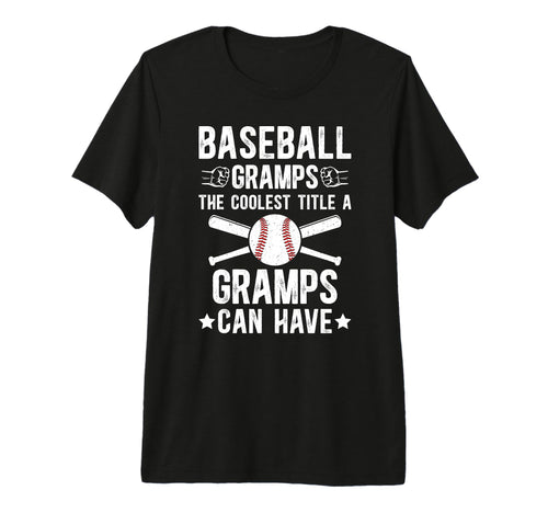 Mens Baseball Gramps Coolest Title T-Shirt - Streetwear Style Unisex - T-Shirt, Sweatshirt, Hoodie