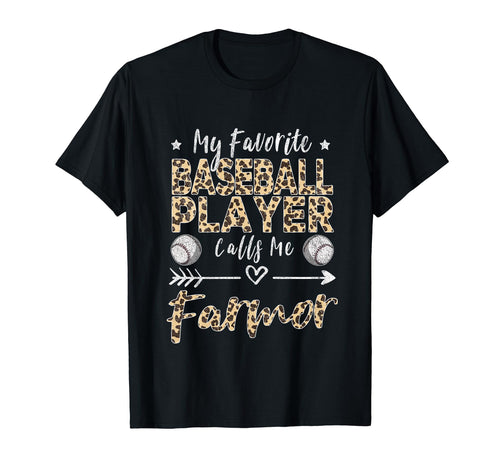 My Favorite Baseball Player Calls T-Shirt - Fun Novelty Design for Adults - T-Shirt, Sweatshirt, Hoodie