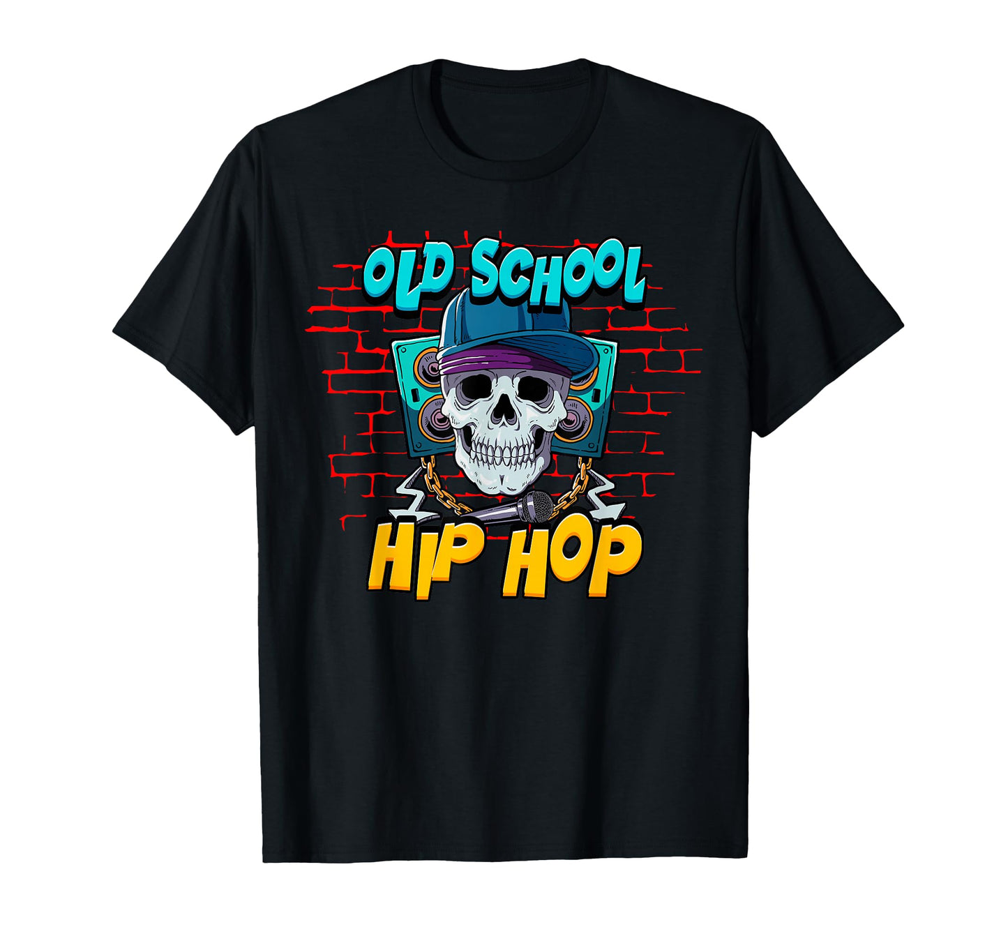 Old School Hip Hop T-Shirt - Fun Novelty Design Men Women - T-Shirt, Sweatshirt, Hoodie