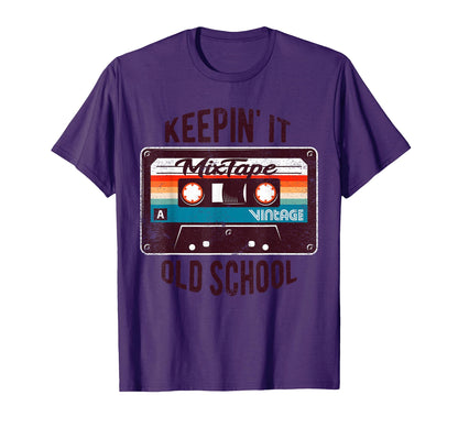 Cassette Tape Old School Hip Hop T-Shirt - Casual Everyday Wear for Adults - T-Shirt, Sweatshirt, Hoodie