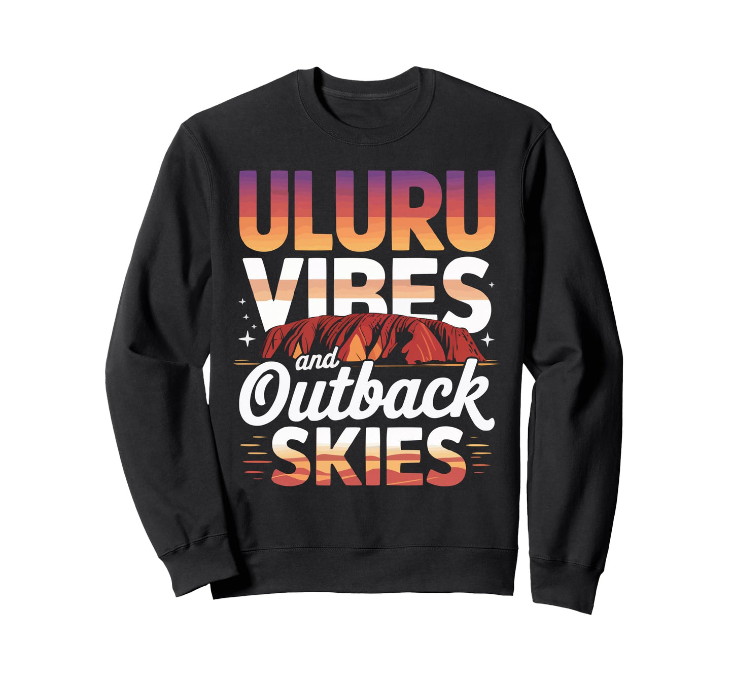 Uluru Australia Ayers Rock Sweatshirt - Aesthetic Graphic for Adults - T-Shirt, Sweatshirt, Hoodie