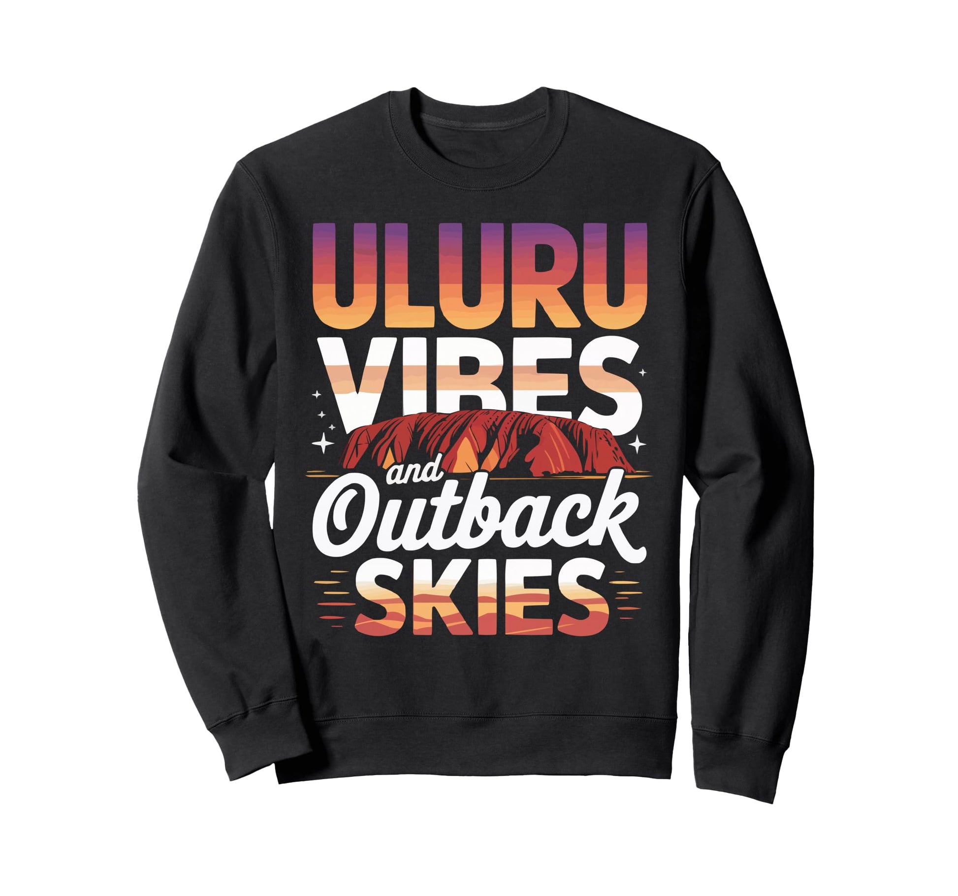 Uluru Australia Ayers Rock Sweatshirt - Aesthetic Graphic for Adults - T-Shirt, Sweatshirt, Hoodie