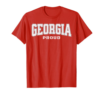 Georgia Ga Athletic Varsity Sports T-Shirt - Casual Everyday Wear Unisex - T-Shirt, Sweatshirt, Hoodie