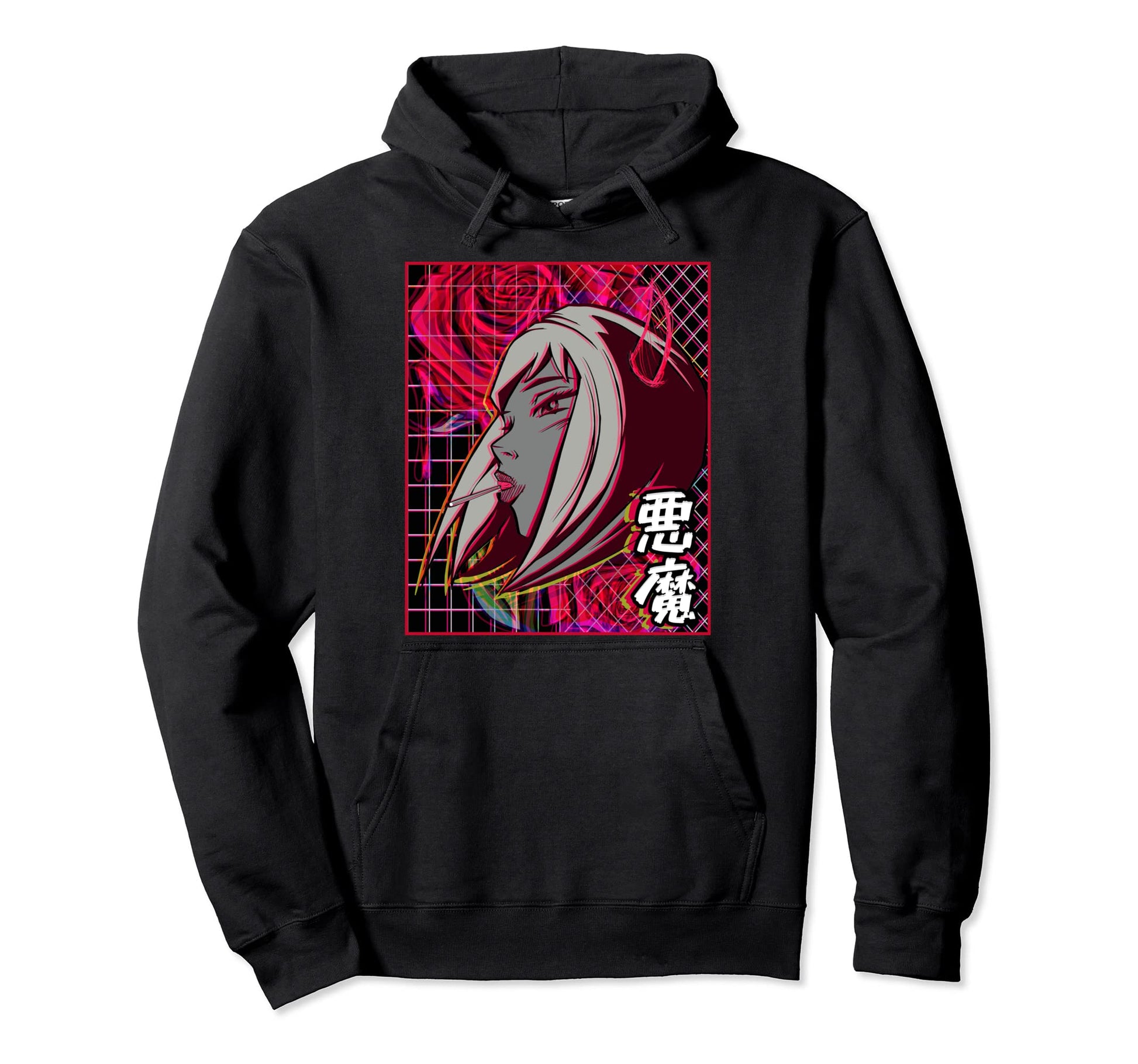 Vaporwave Japanese Retrowave Aesthetic Hoodie - Custom Art Print Men Women - T-Shirt, Sweatshirt, Hoodie