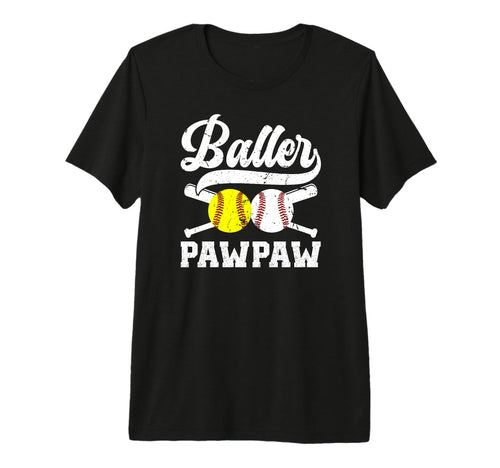 Mens Baller Pawpaw Proud Softball T-Shirt - Trendy Graphic for Adults - T-Shirt, Sweatshirt, Hoodie