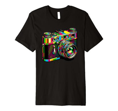 Camera Photographer Photography T-Shirt - Aesthetic Graphic Men Women - T-Shirt, Sweatshirt, Hoodie