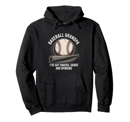 Funny Grandpa Baseball Player Fathers Hoodie - Minimalist Print Men Women - T-Shirt, Sweatshirt, Hoodie