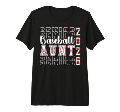 Baseball Senior Aunt Senior Baseball T-Shirt - Streetwear Style for Adults - T-Shirt, Sweatshirt, Hoodie