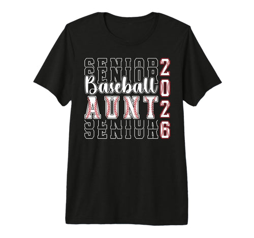 Baseball Senior Aunt Senior Baseball T-Shirt - Streetwear Style for Adults - T-Shirt, Sweatshirt, Hoodie