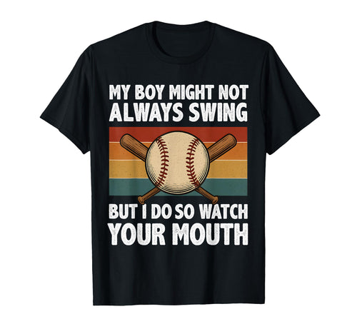 Funny Baseball Mom My Might Not Always T-Shirt - Trendy Graphic for Adults - T-Shirt, Sweatshirt, Hoodie