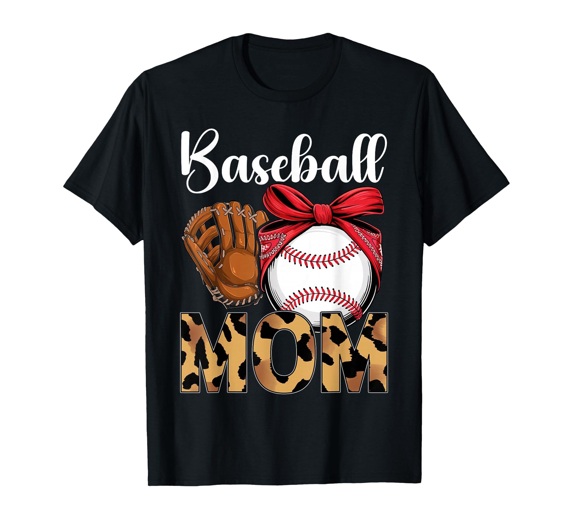 Bleached Baseball Mom Leopard T-Shirt - Aesthetic Graphic Men Women - T-Shirt, Sweatshirt, Hoodie
