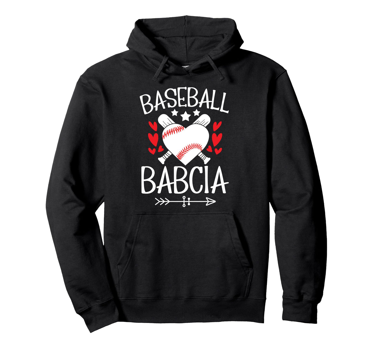 Baseball Babcia Grandma Babcia Baseball Hoodie - Trendy Graphic Unisex - T-Shirt, Sweatshirt, Hoodie