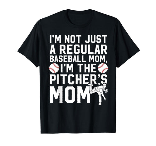 Im Baseball Pitcher Mom Baseball T-Shirt - Aesthetic Graphic Unisex - T-Shirt, Sweatshirt, Hoodie