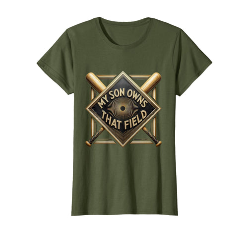 Baseball Mom My Son Owns That Field T-Shirt - Streetwear Style for Adults - T-Shirt, Sweatshirt, Hoodie
