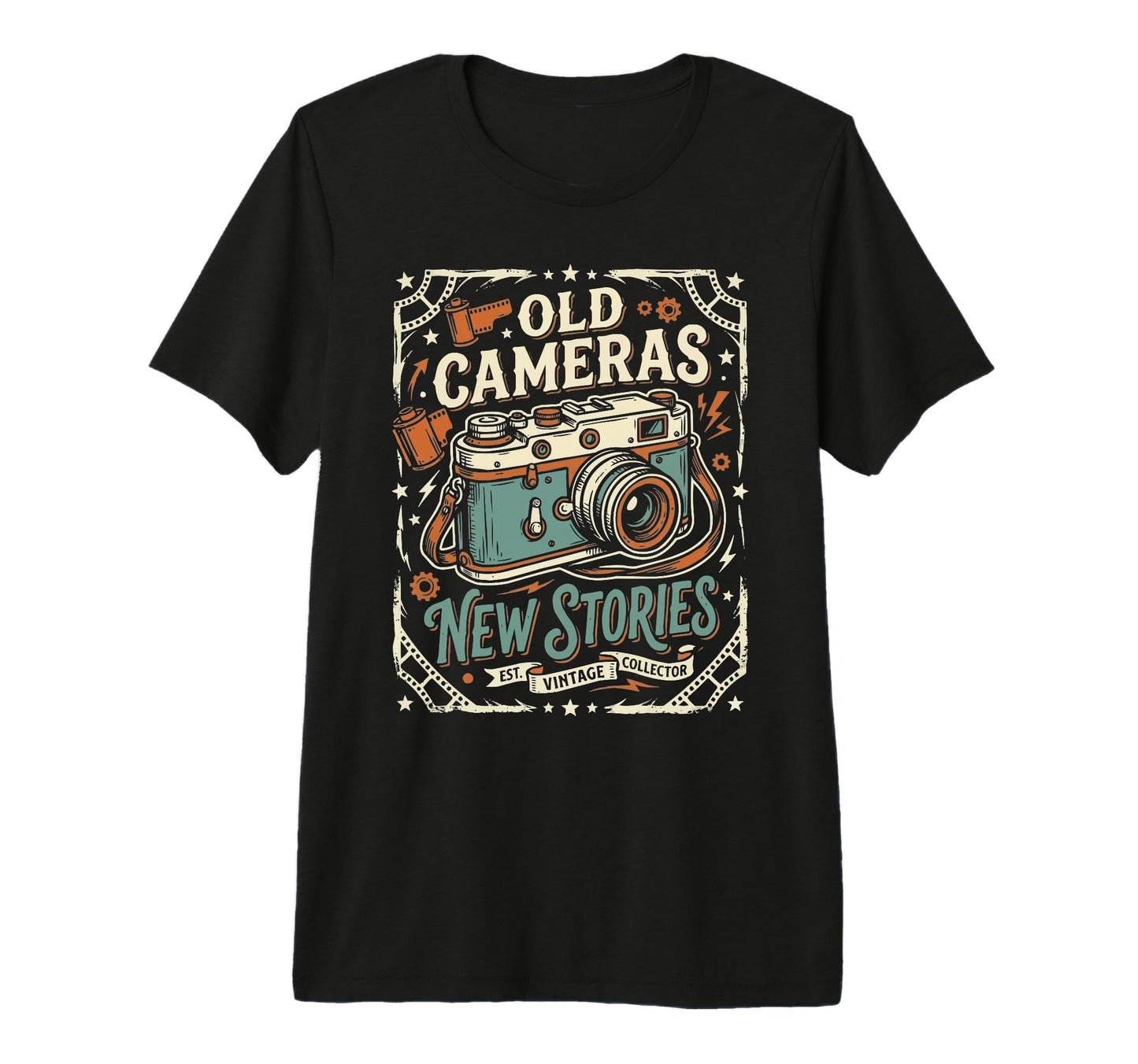 Camera Collector Photography T-Shirt - Streetwear Style Unisex - T-Shirt, Sweatshirt, Hoodie