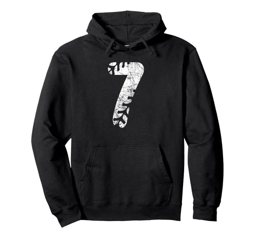 Baseball Softball Mom 7 Number 7 Hoodie - Casual Everyday Wear Unisex - T-Shirt, Sweatshirt, Hoodie