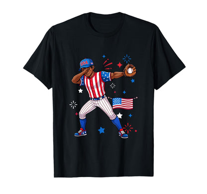 Dabbing Costume Playing Baseball T-Shirt - Casual Everyday Wear Men Women - T-Shirt, Sweatshirt, Hoodie
