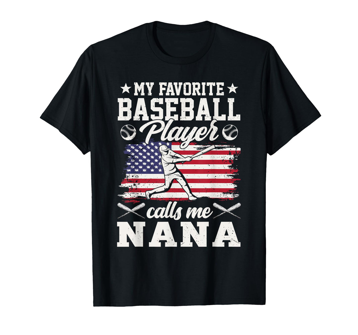 My Favorite Baseball Player Calls T-Shirt - Fun Novelty Design Men Women - T-Shirt, Sweatshirt, Hoodie