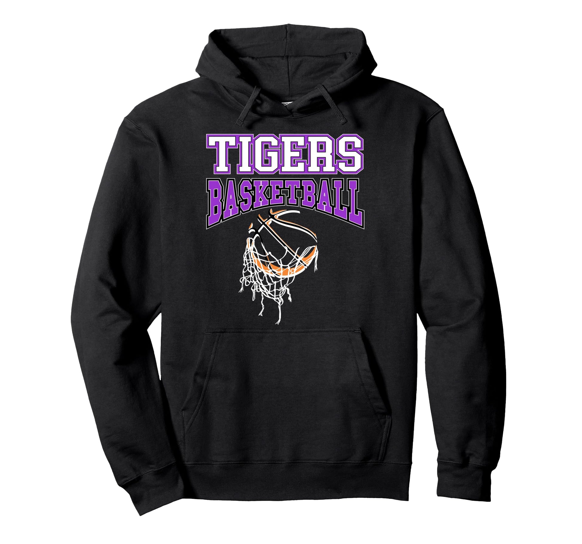 Tigers Basketball Mom Team Game Day Hoodie - Unique Graphic for Adults - T-Shirt, Sweatshirt, Hoodie