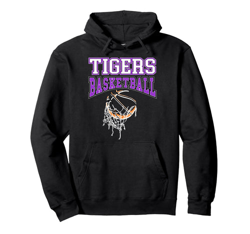 Tigers Basketball Mom Team Game Day Hoodie - Unique Graphic for Adults - T-Shirt, Sweatshirt, Hoodie