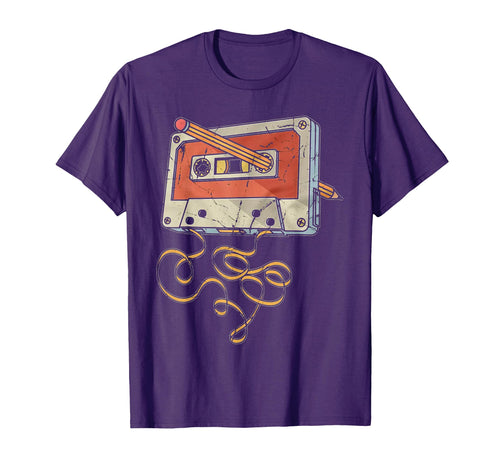 Cassette Tape Pencil 80S 90S Born T-Shirt - Aesthetic Graphic Men Women - T-Shirt, Sweatshirt, Hoodie