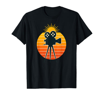 Movie Camera Film Art Cinephile T-Shirt - Aesthetic Graphic for Adults - T-Shirt, Sweatshirt, Hoodie