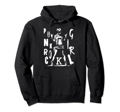 Hand Horns Punk Rock 90S Grunge Hoodie - Custom Art Print for Adults - T-Shirt, Sweatshirt, Hoodie