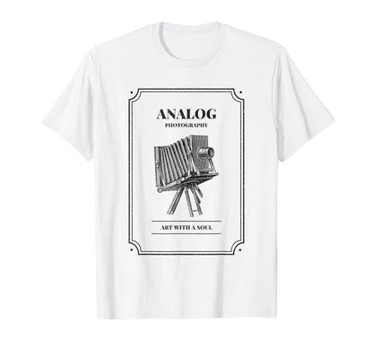 Analog Photography Art Soul Camera T-Shirt - Aesthetic Graphic for Adults - T-Shirt, Sweatshirt, Hoodie