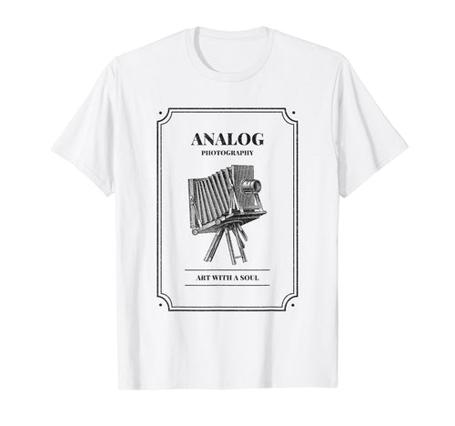 Analog Photography Art Soul Camera T-Shirt - Aesthetic Graphic for Adults - T-Shirt, Sweatshirt, Hoodie
