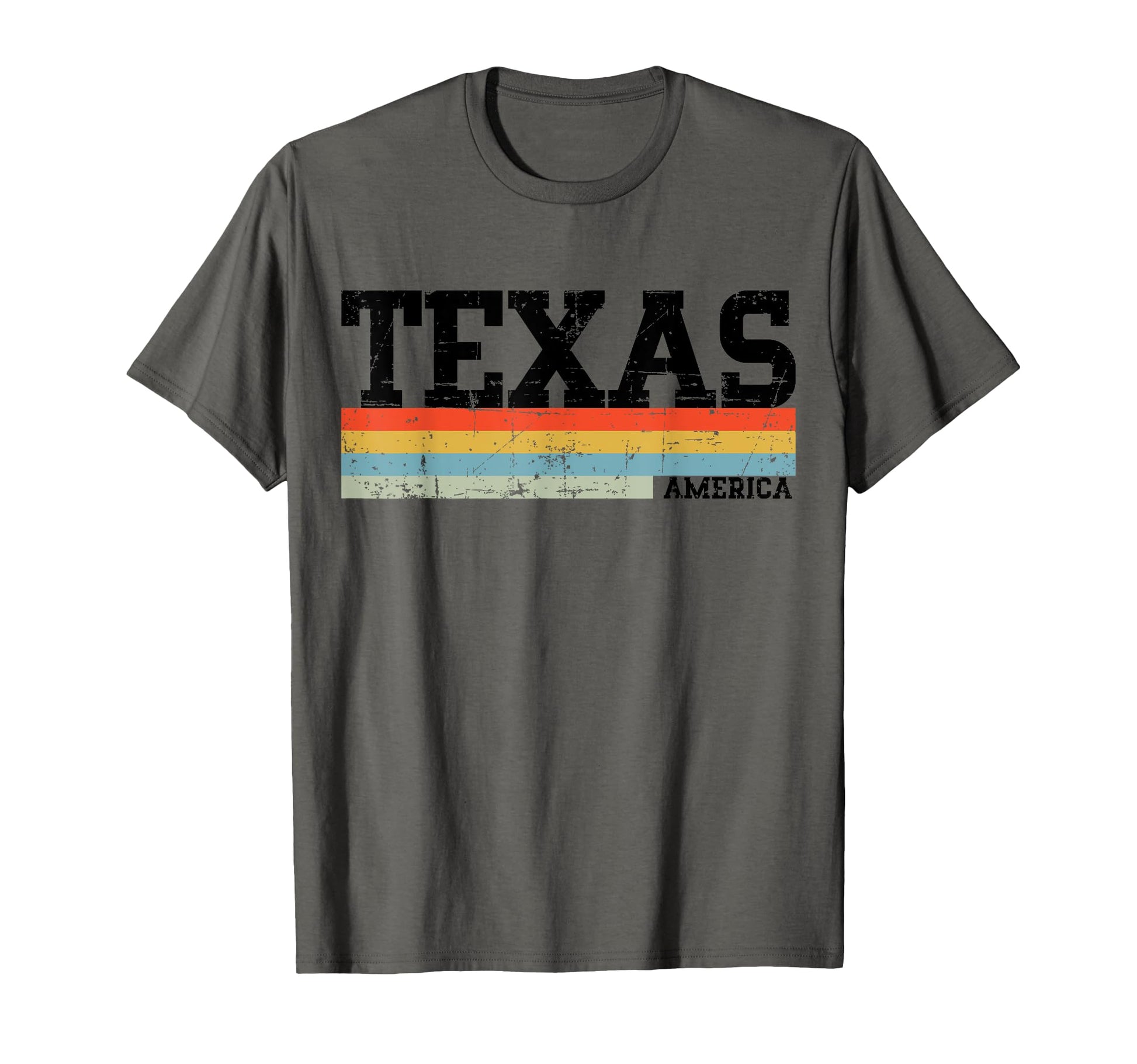 Texas America Stripes Souvenir Gifts T-Shirt - Custom Art Print Men Women - T-Shirt, Sweatshirt, Hoodie