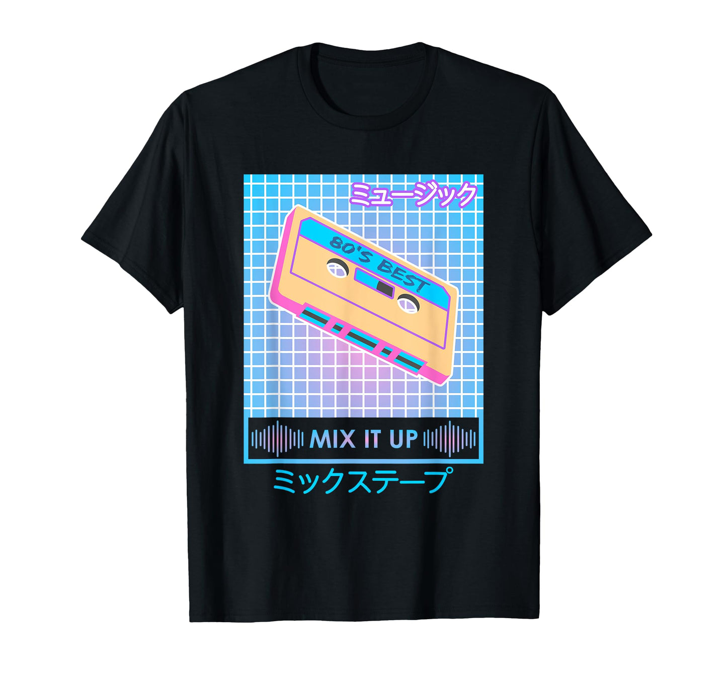 Mix It Up Tape Vaporwave Japanese T-Shirt - Novelty Apparel Unisex - T-Shirt, Sweatshirt, Hoodie
