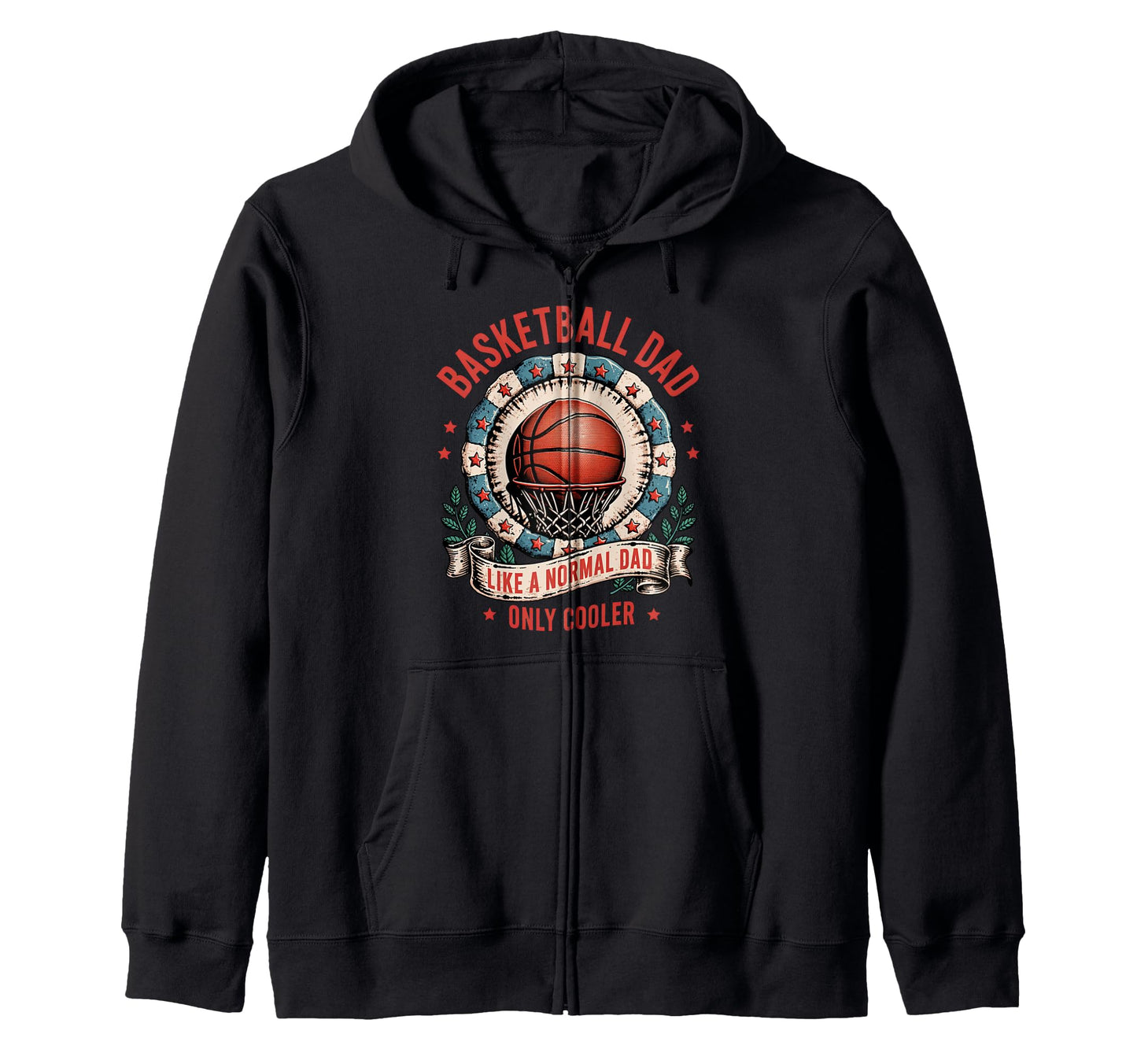 Basketball Dad Like Normal Dad Only T-Shirt - Aesthetic Graphic Men Women - T-Shirt, Sweatshirt, Hoodie