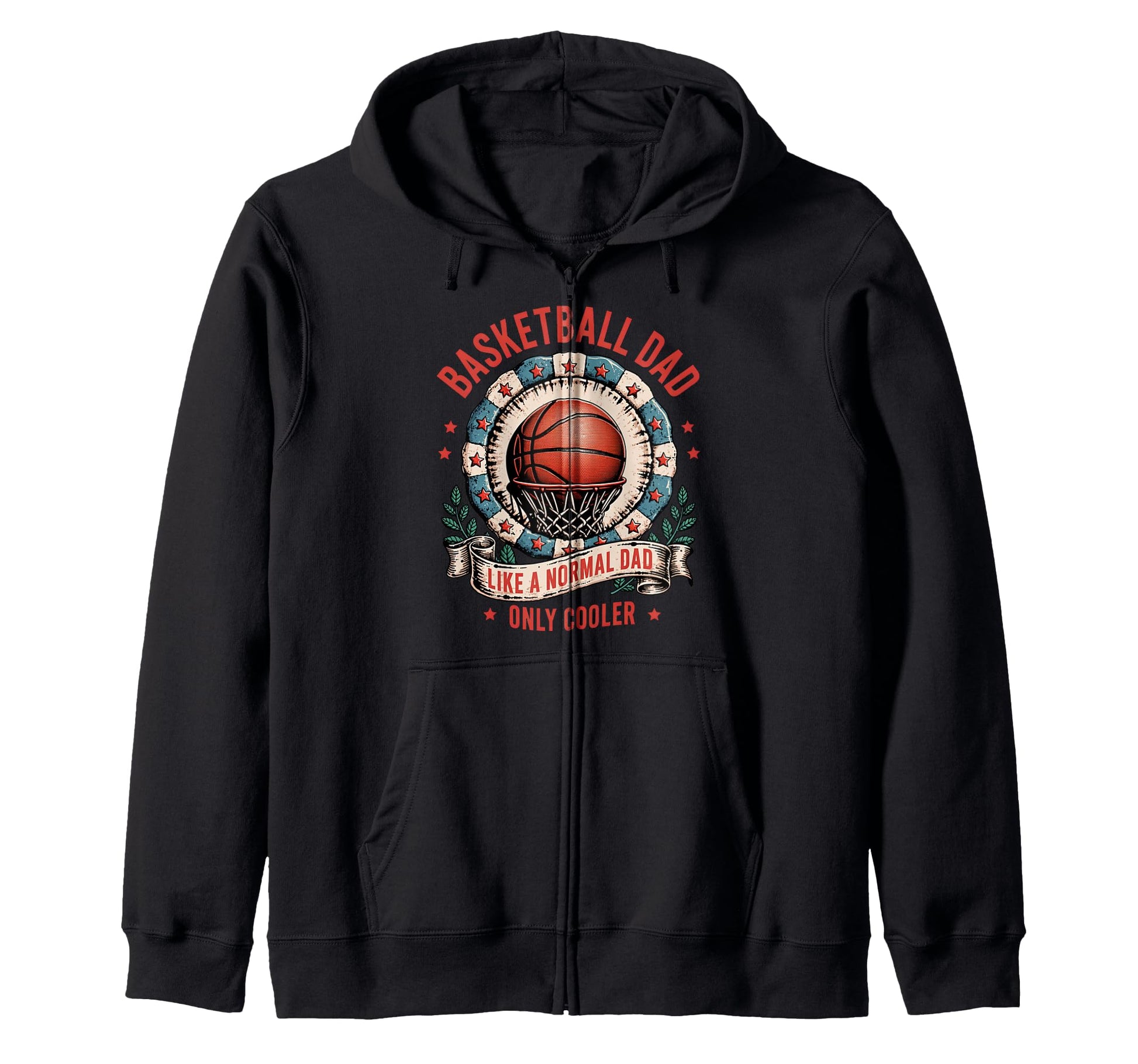 Basketball Dad Like Normal Dad Only T-Shirt - Aesthetic Graphic Men Women - T-Shirt, Sweatshirt, Hoodie