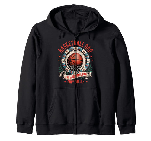 Basketball Dad Like Normal Dad Only T-Shirt - Aesthetic Graphic Men Women - T-Shirt, Sweatshirt, Hoodie